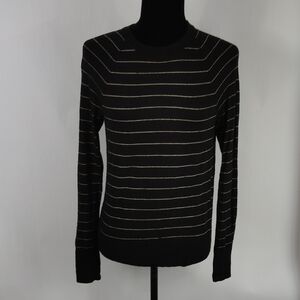Equipment Metallic Striped Sweater